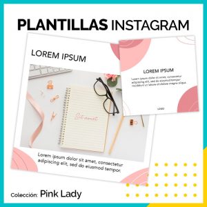 PLANTILLAS FEED DE INSTAGRAM PINK LADY