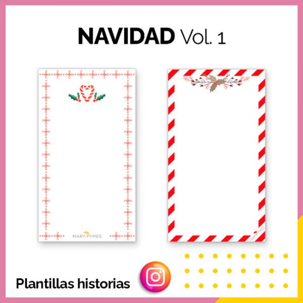 Plantillas Stories instagram Navidad